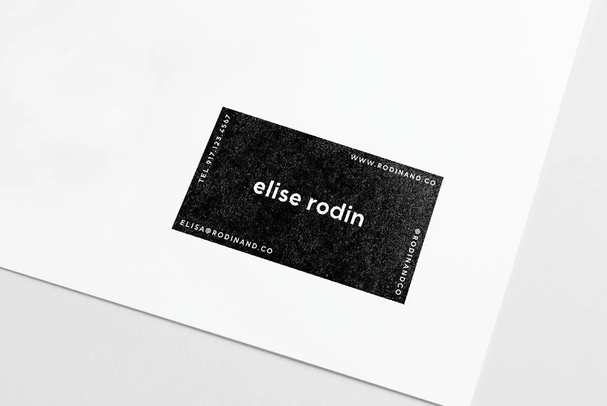 Business Card Stamp XVI