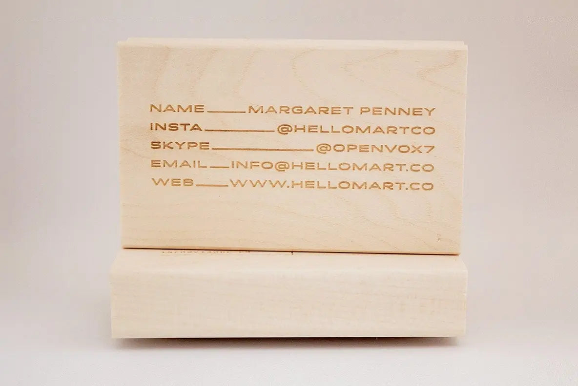 Business Card Stamp XXIV