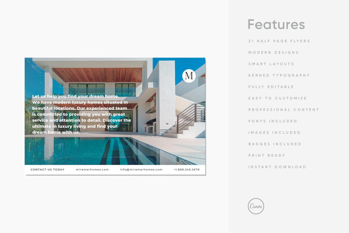 Canva Real Estate Flyer Kit-The Design Craft