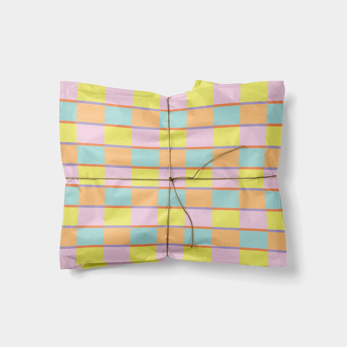 Checker and Stripe Gift Wrap IV-Gift Wrapping-The Design Craft