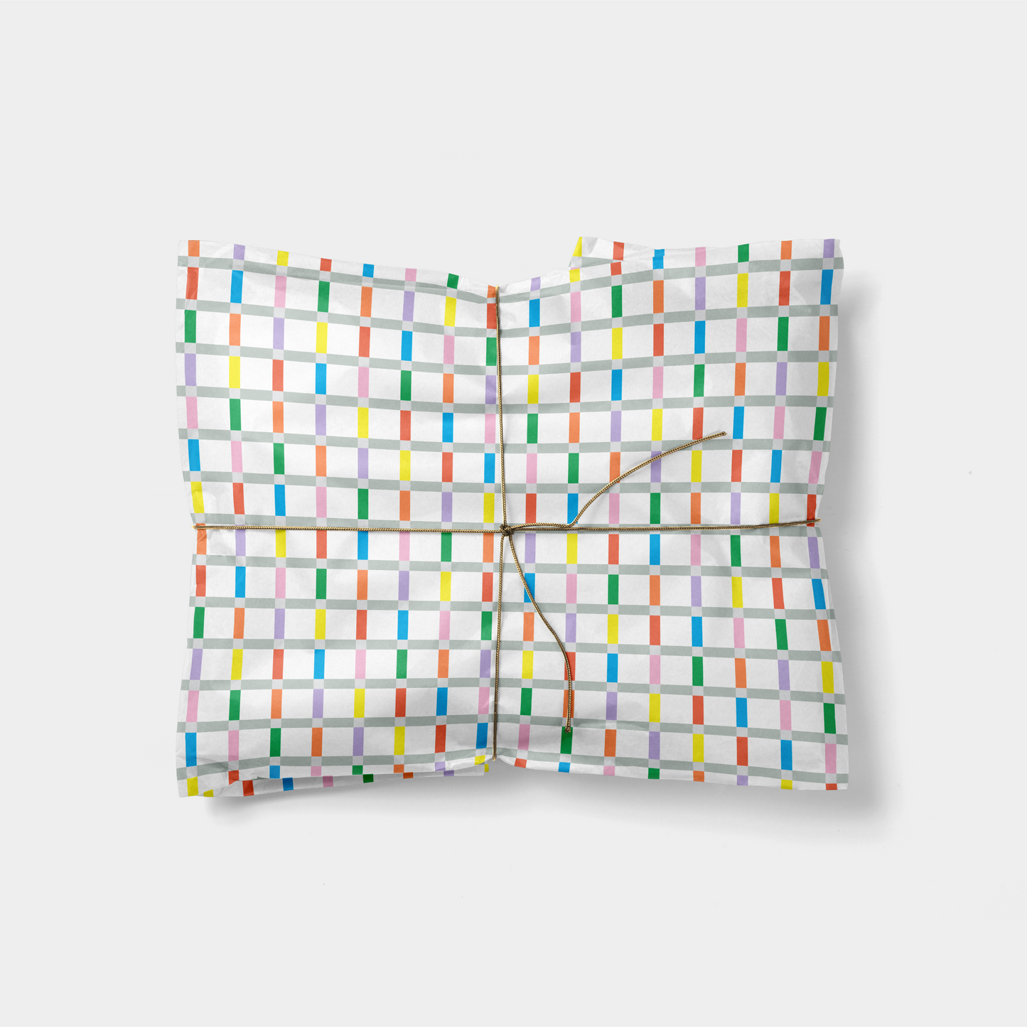 Checkerboard Grid Gift Wrap II-Gift Wrapping-The Design Craft