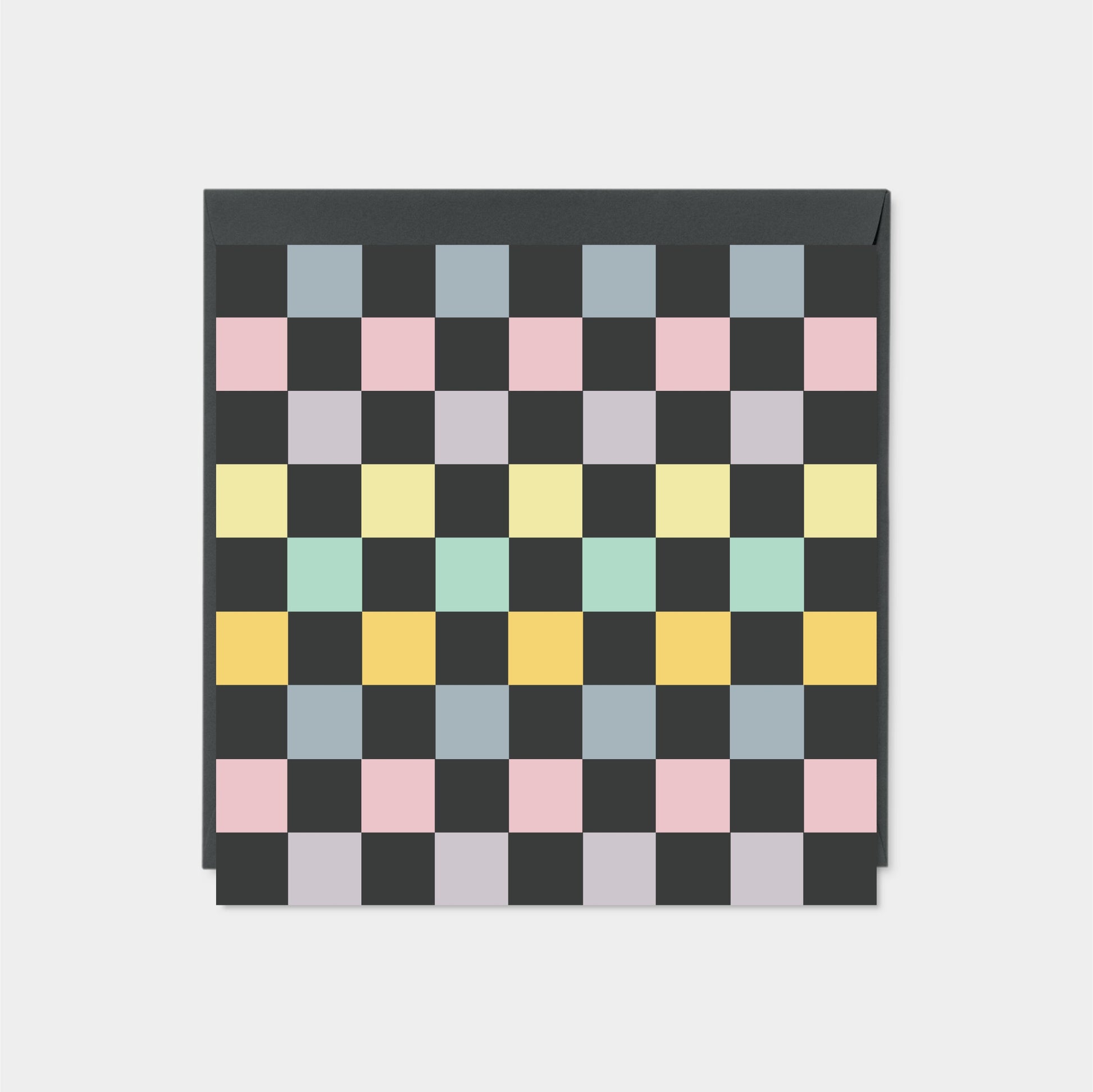 Checkerboard Square Card-Greeting & Note Cards-The Design Craft