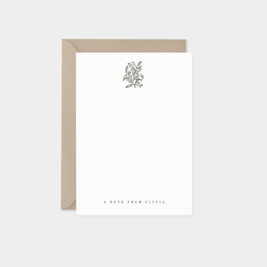 Cherry Laurel Note Cards-Greeting & Note Cards-The Design Craft