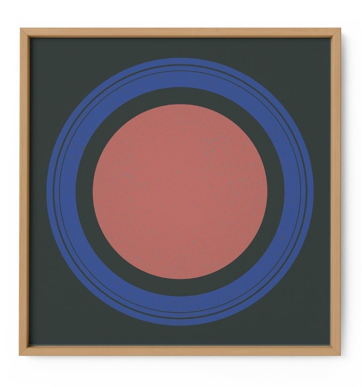 Circle Art Print II-The Design Craft