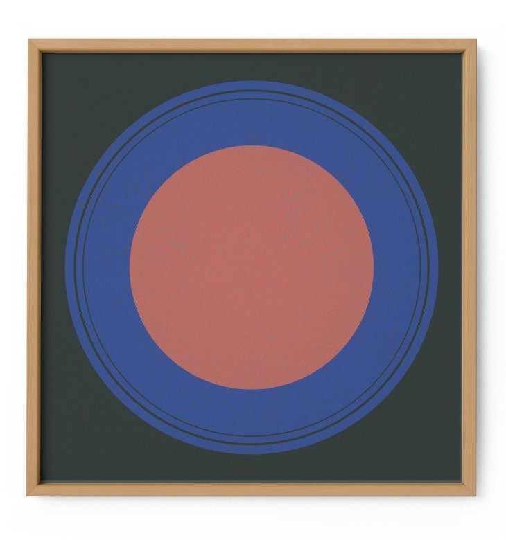 Circle Art Print XI-The Design Craft