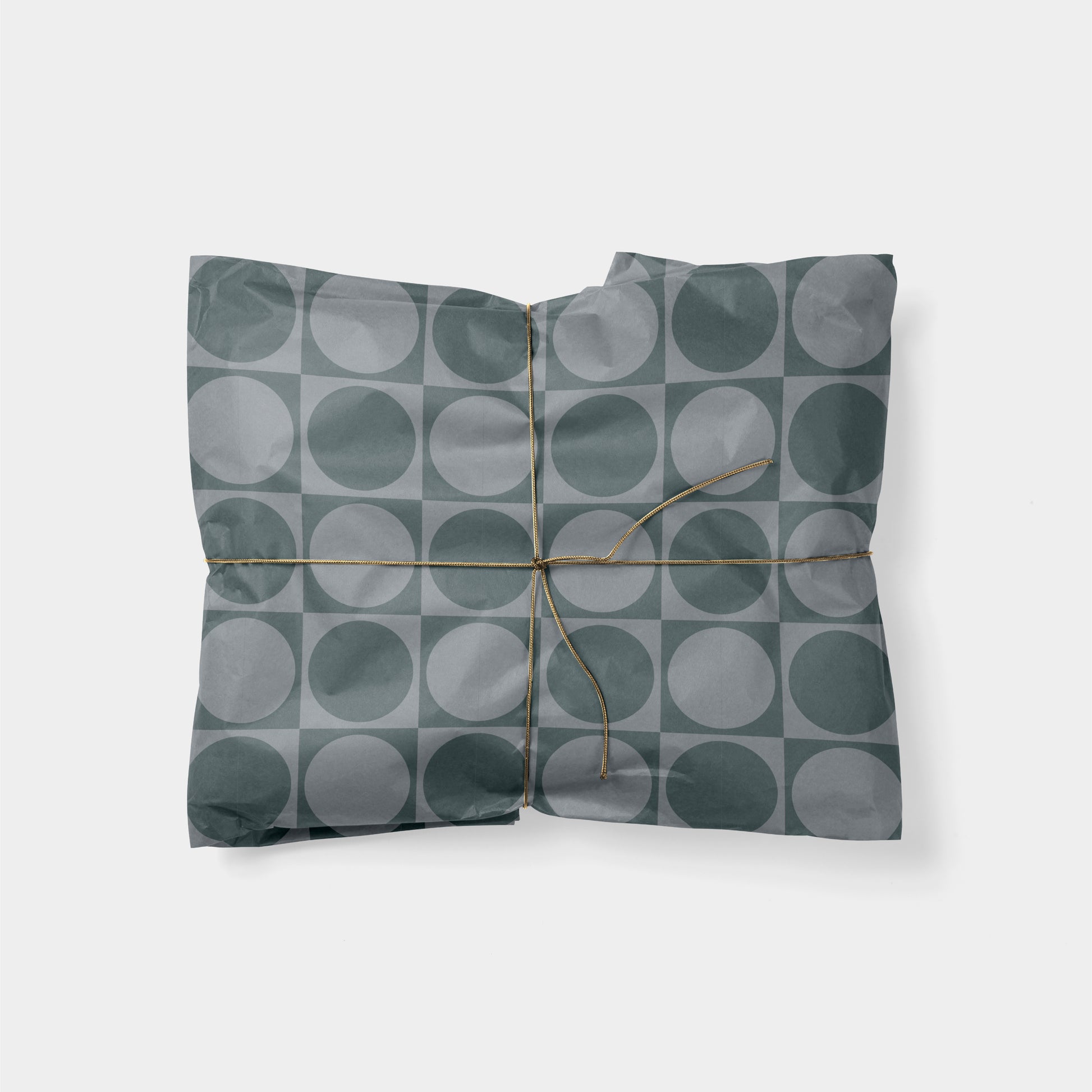 Circle Checker Gift Wrap II