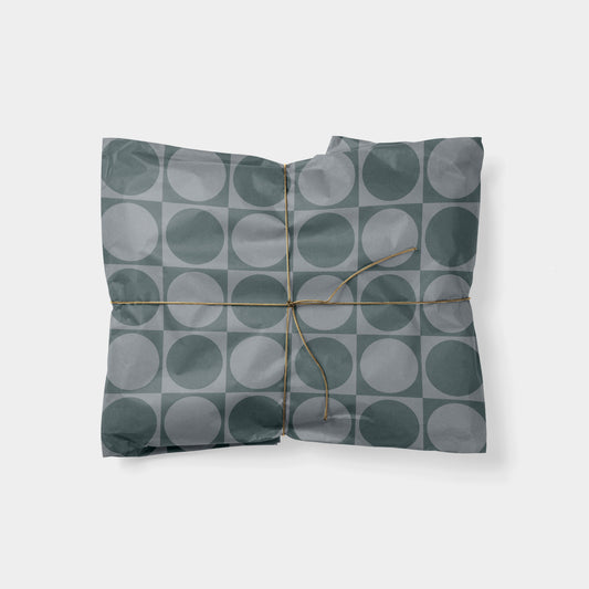 Circle Checker Gift Wrap II