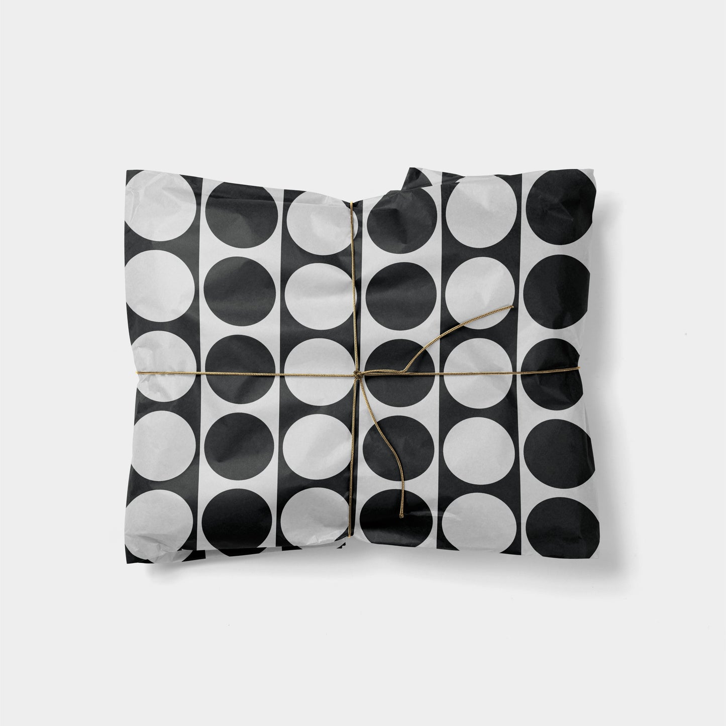 Circle Checker Gift Wrap V-Gift Wrapping-The Design Craft