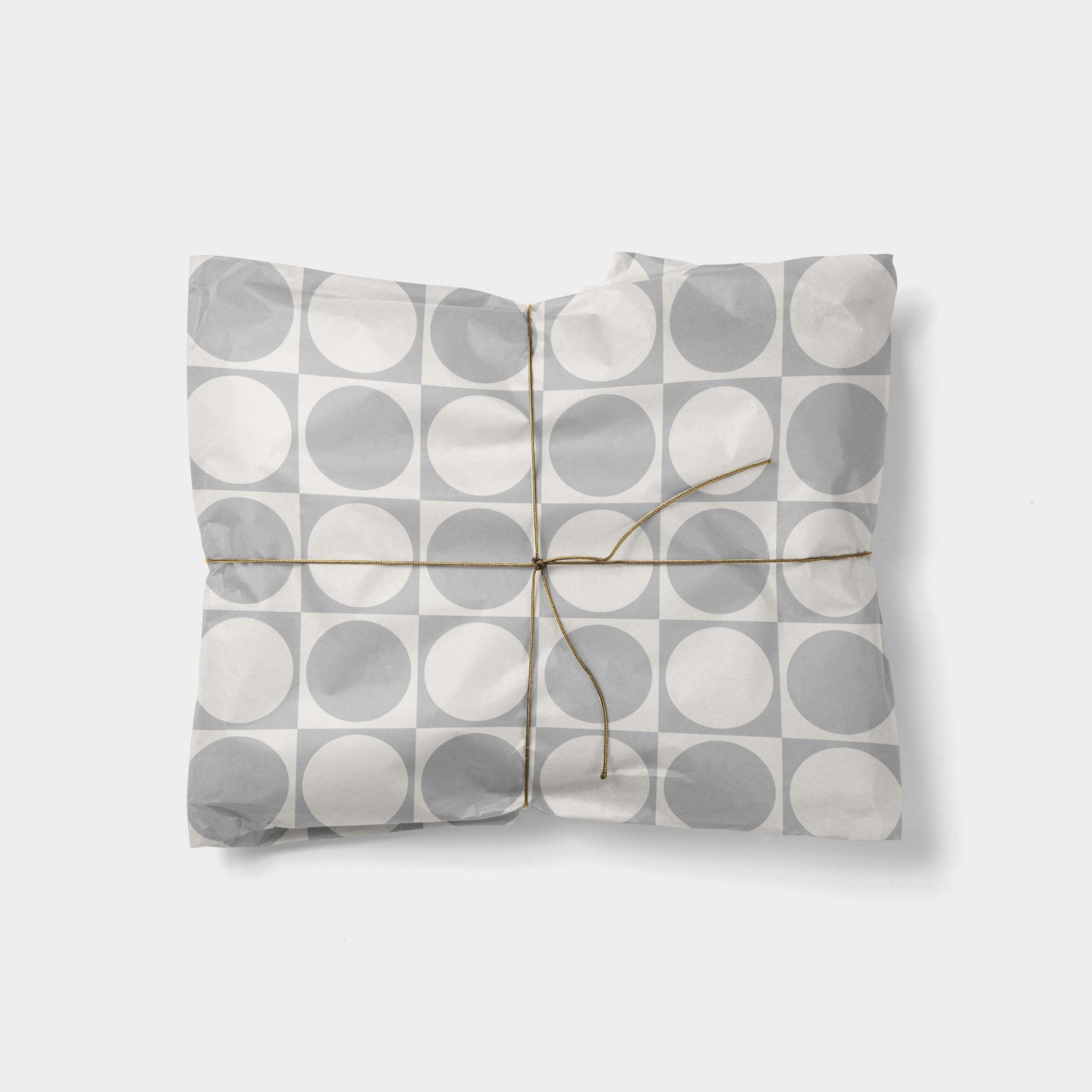 Circle Checker Gift Wrap VI-Gift Wrapping-The Design Craft