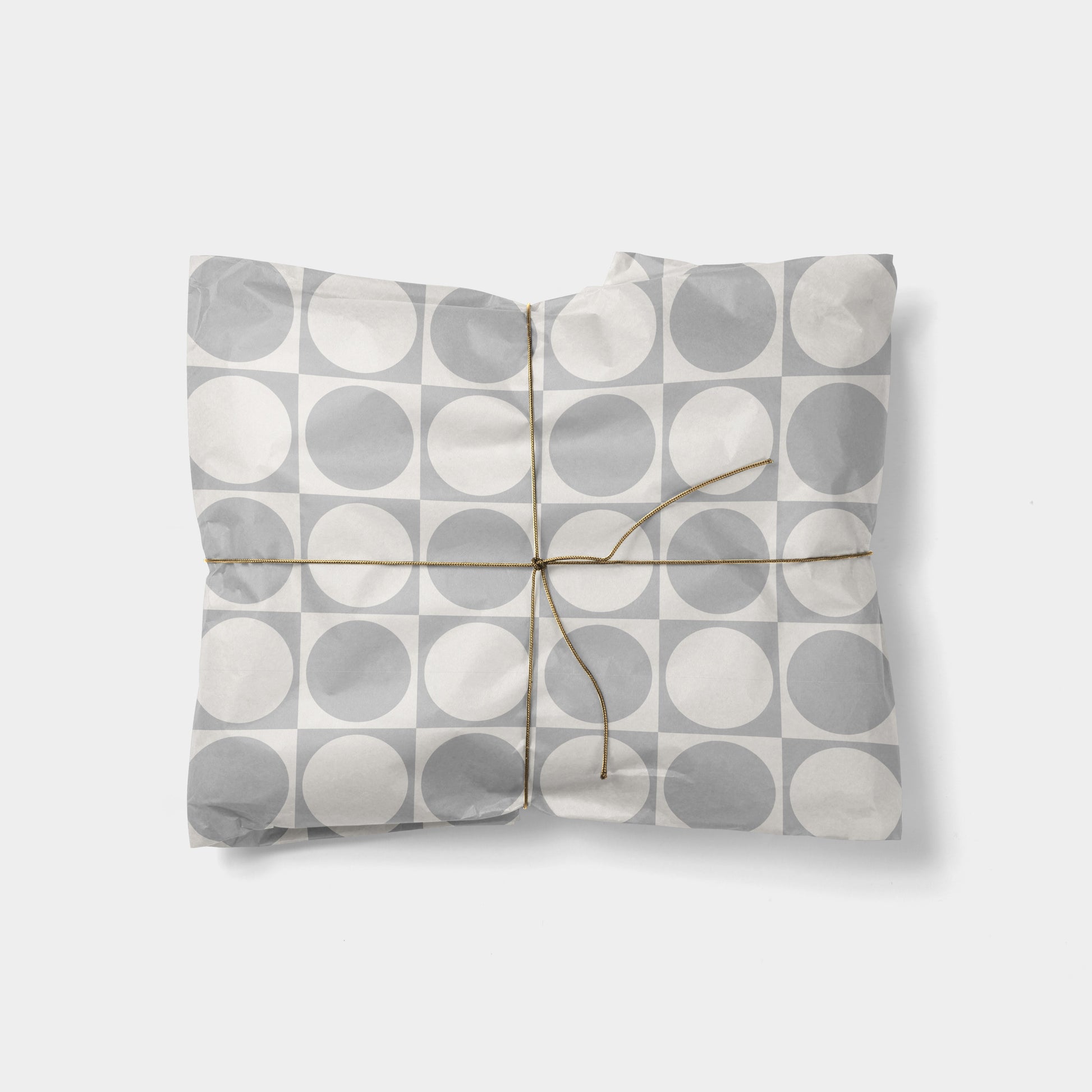 Circle Checker Gift Wrap VI-Gift Wrapping-The Design Craft