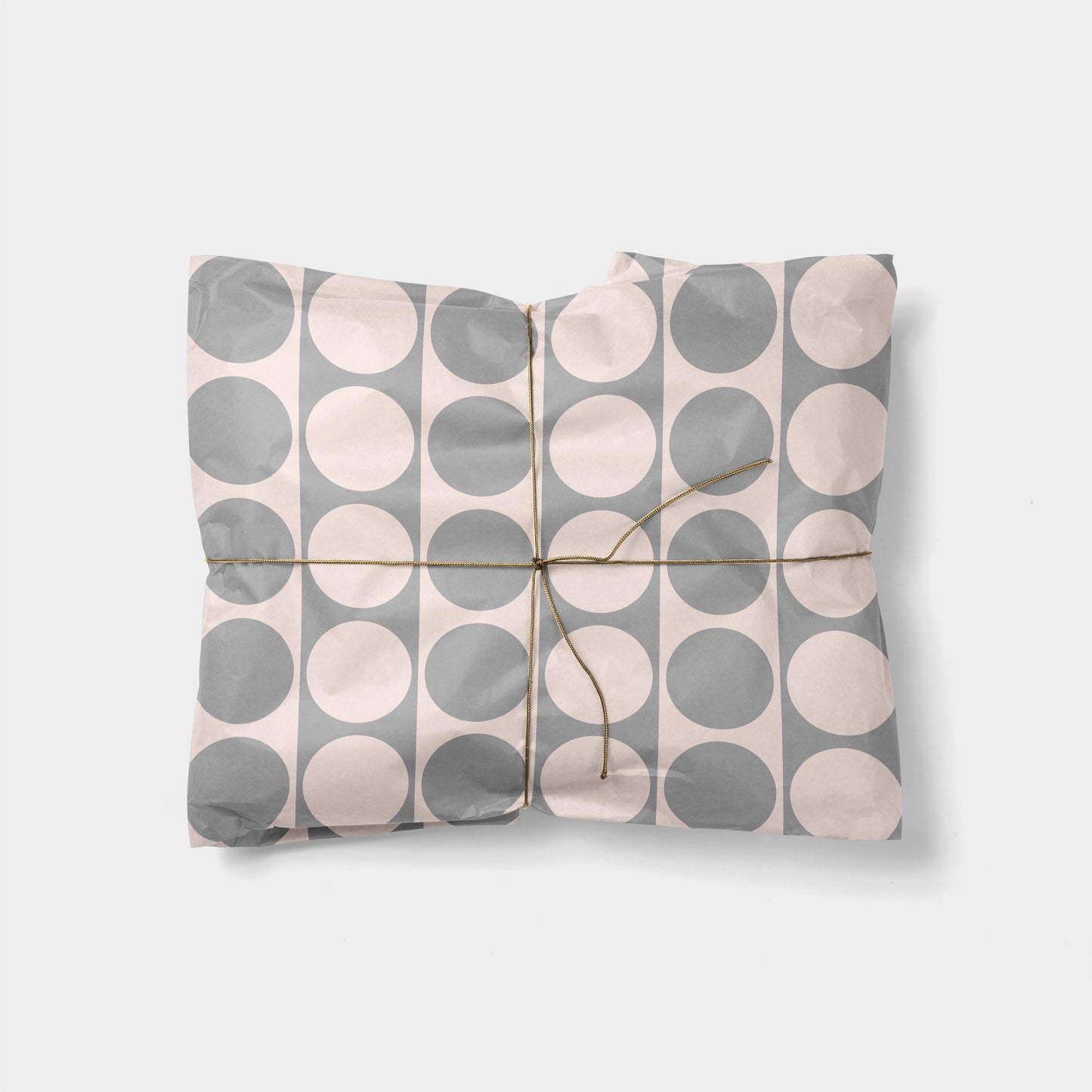 Circle Checker Gift Wrap XI-Gift Wrapping-The Design Craft