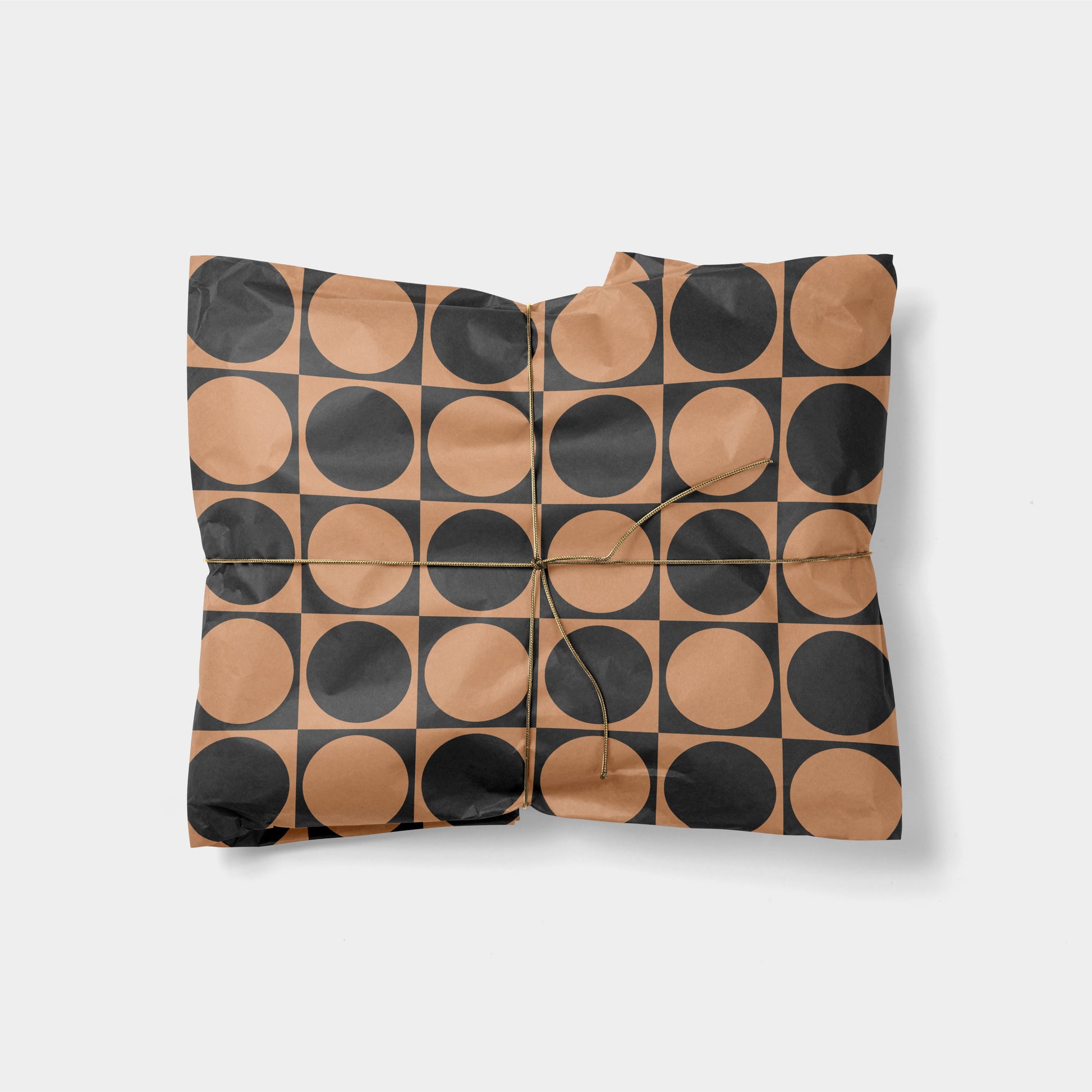 Circle Checker Gift Wrap XII-Gift Wrapping-The Design Craft