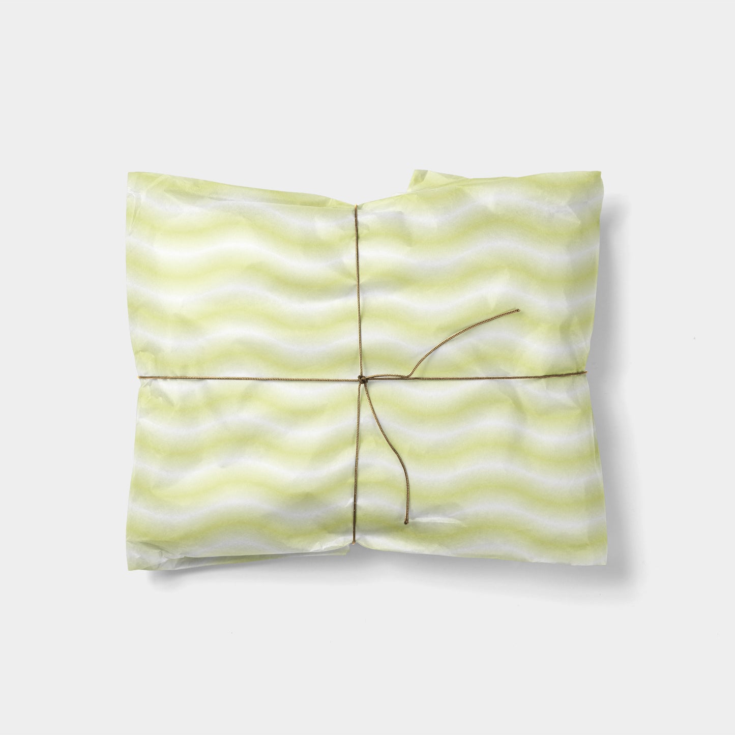 Citron Gradient Waves Gift Wrap-Gift Wrapping-The Design Craft