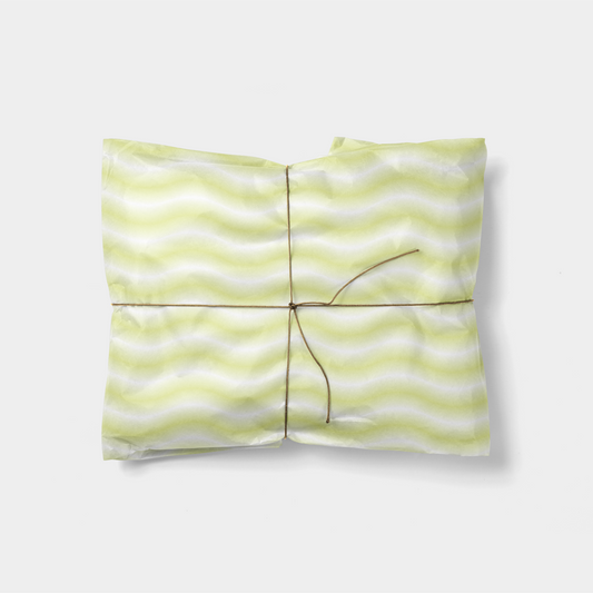 Citron Gradient Waves Gift Wrap-Gift Wrapping-The Design Craft