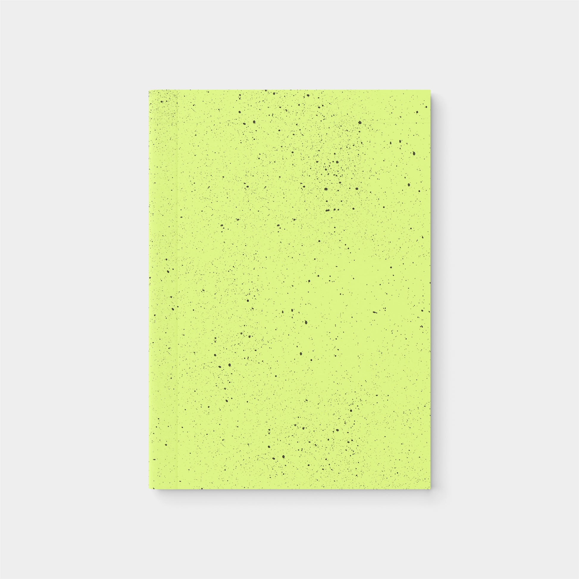 Citron Yellow Speckle Softcover Notebook
