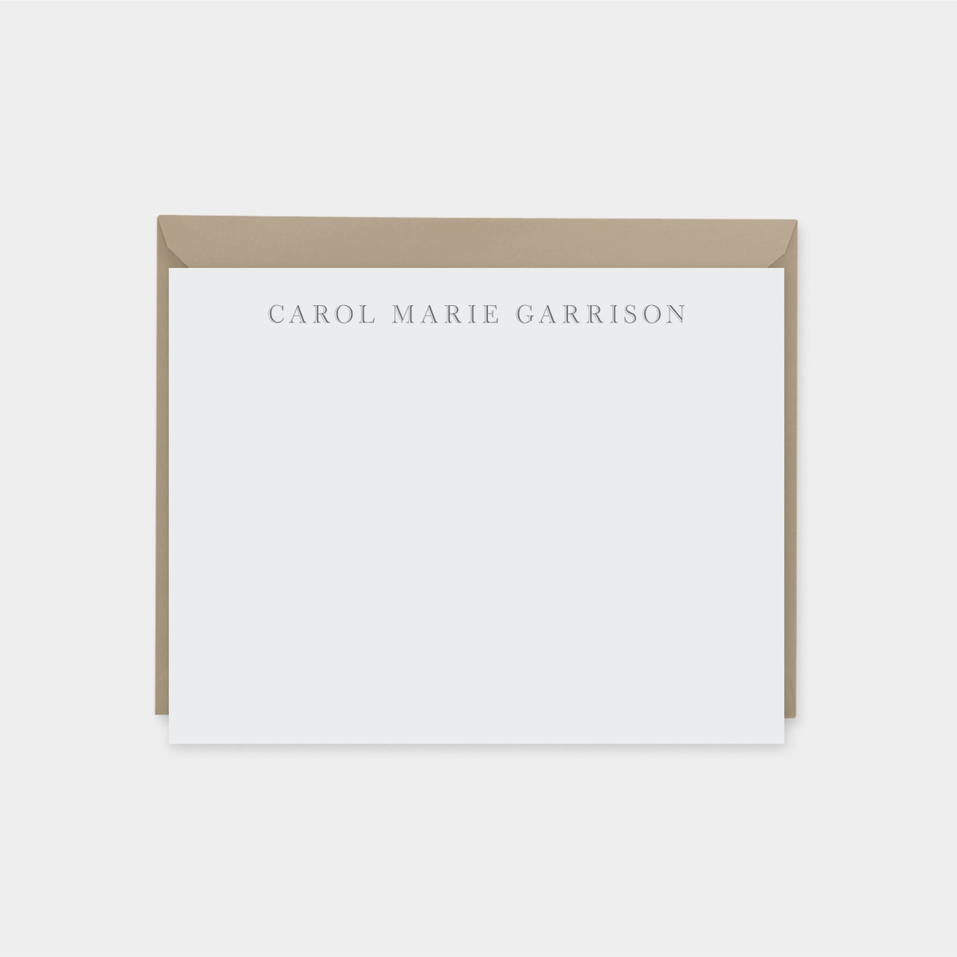 Classic Monogram Note Cards-Greeting & Note Cards-The Design Craft