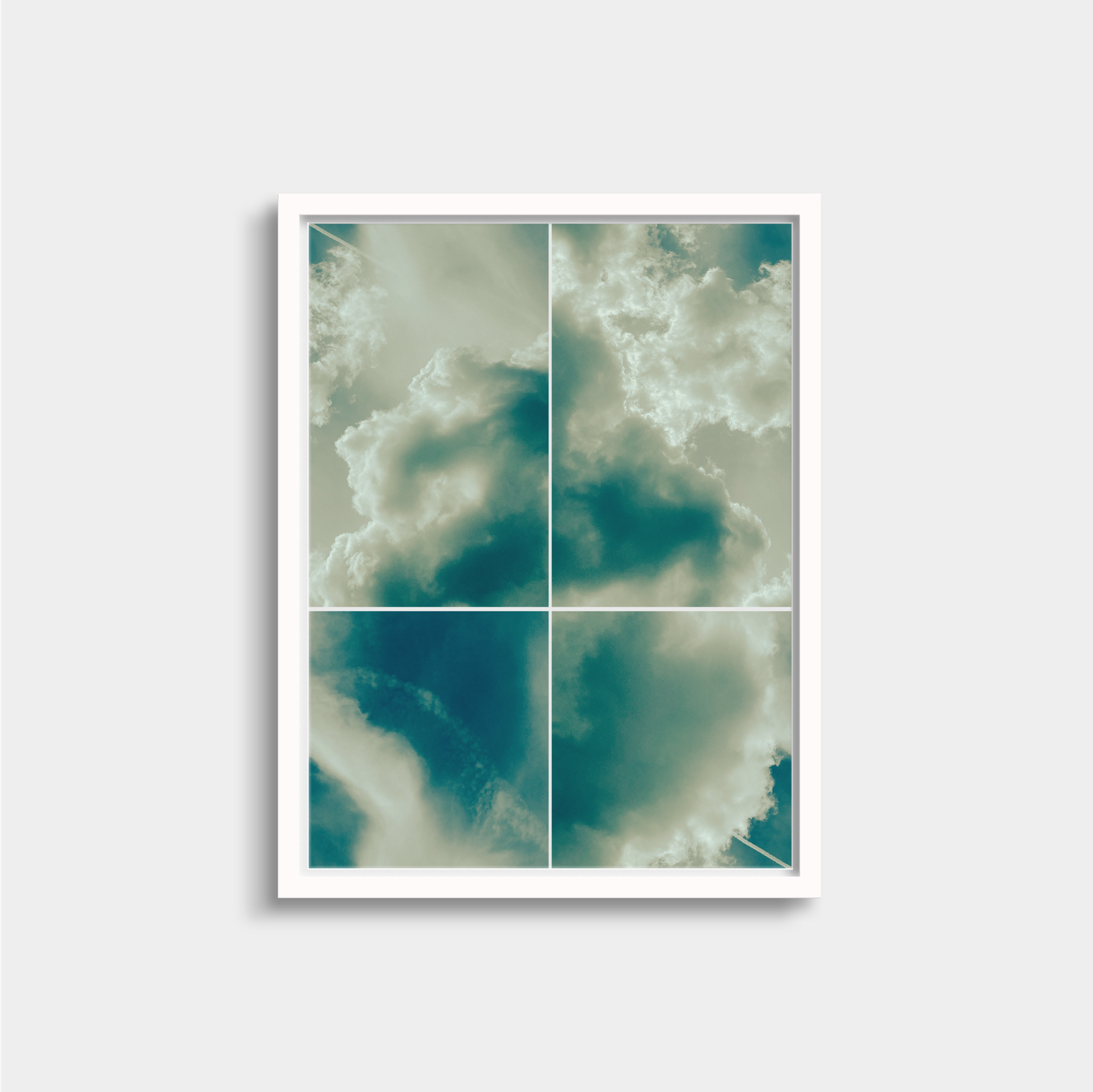 Cloud Quad Art Print-Art-The Design Craft