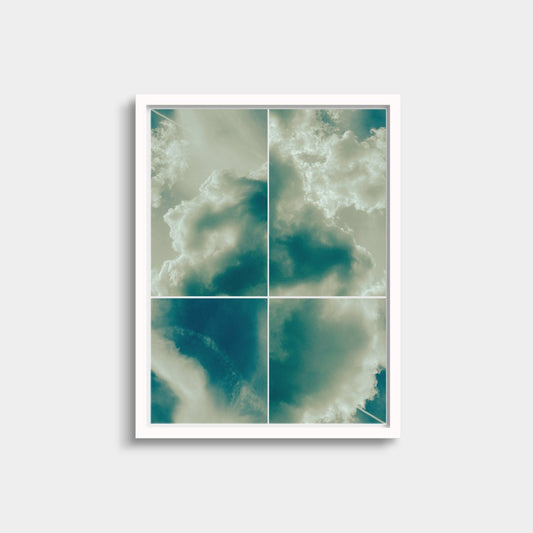 Cloud Quad Art Print, Photo Art, Fine-Art Prints-The Design Craft