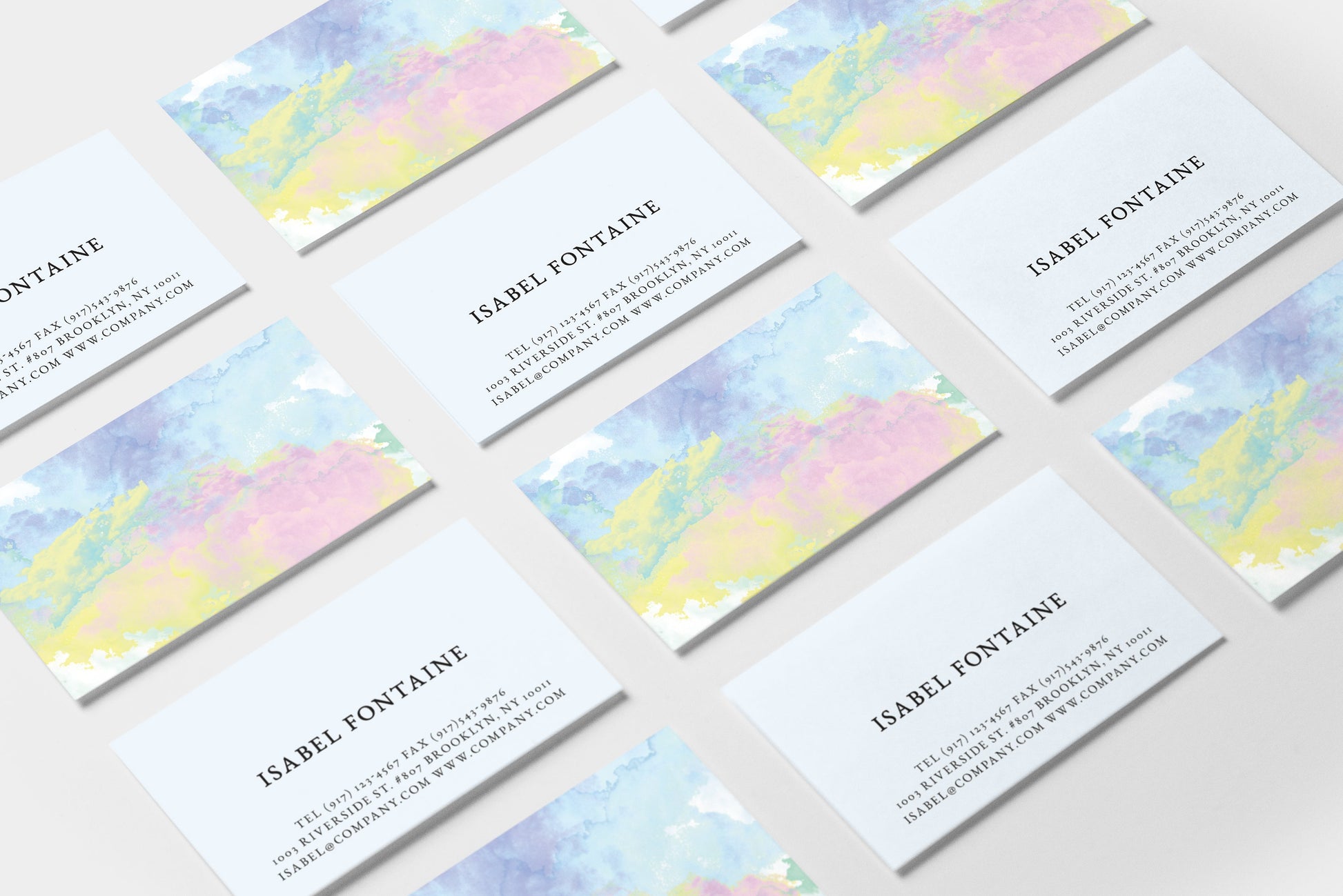 Clouds Business Card-Greeting & Note Cards-The Design Craft