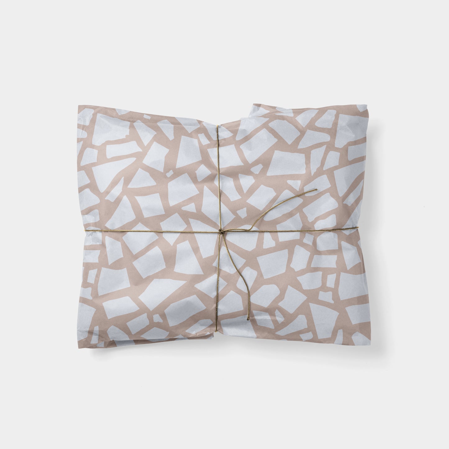 Coffee & Cream Terrazzo Gift Wrap