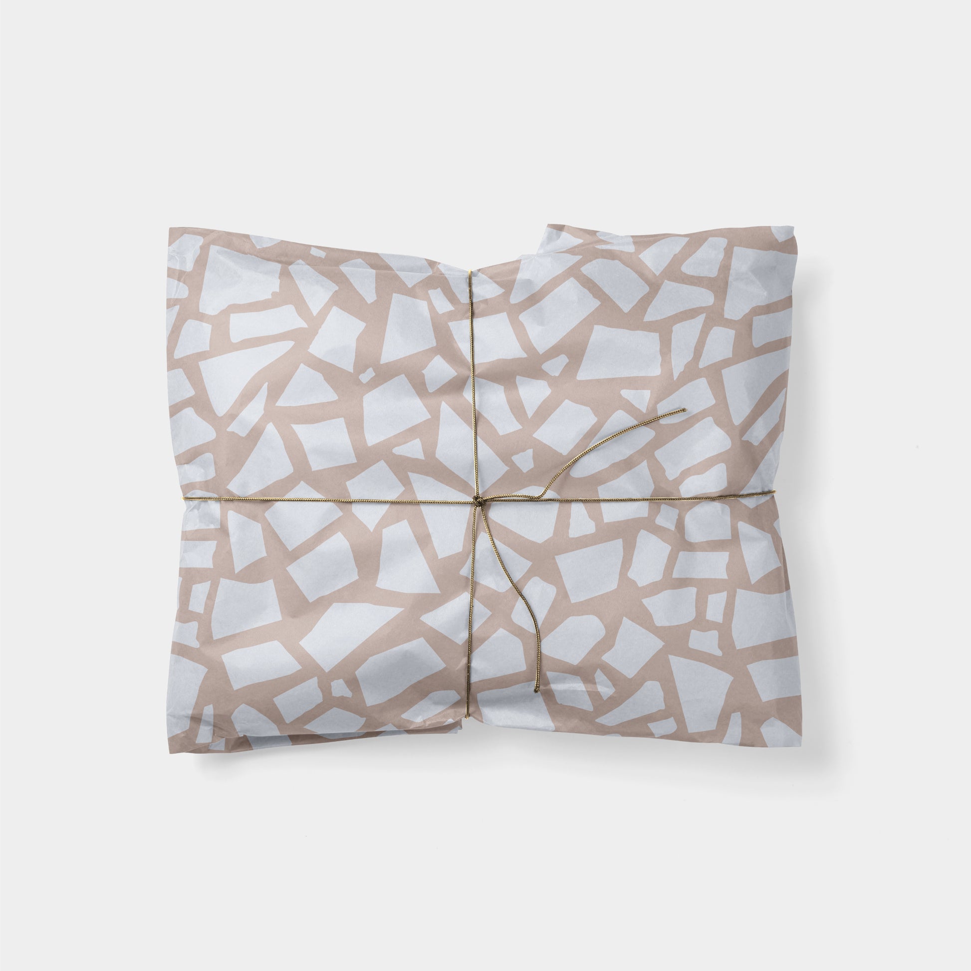 Coffee & Cream Terrazzo Gift Wrap