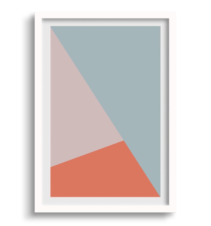 Color Block Art Print III-The Design Craft