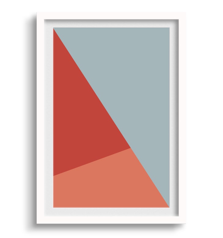 Color Block Art Print IV-The Design Craft