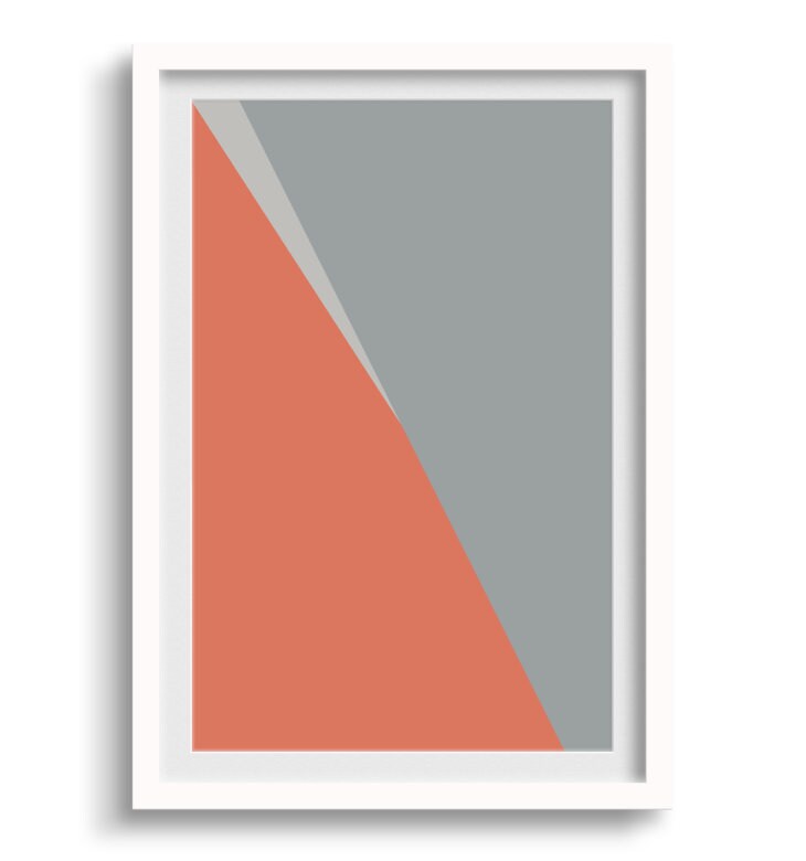 Color Block Art Print V-The Design Craft