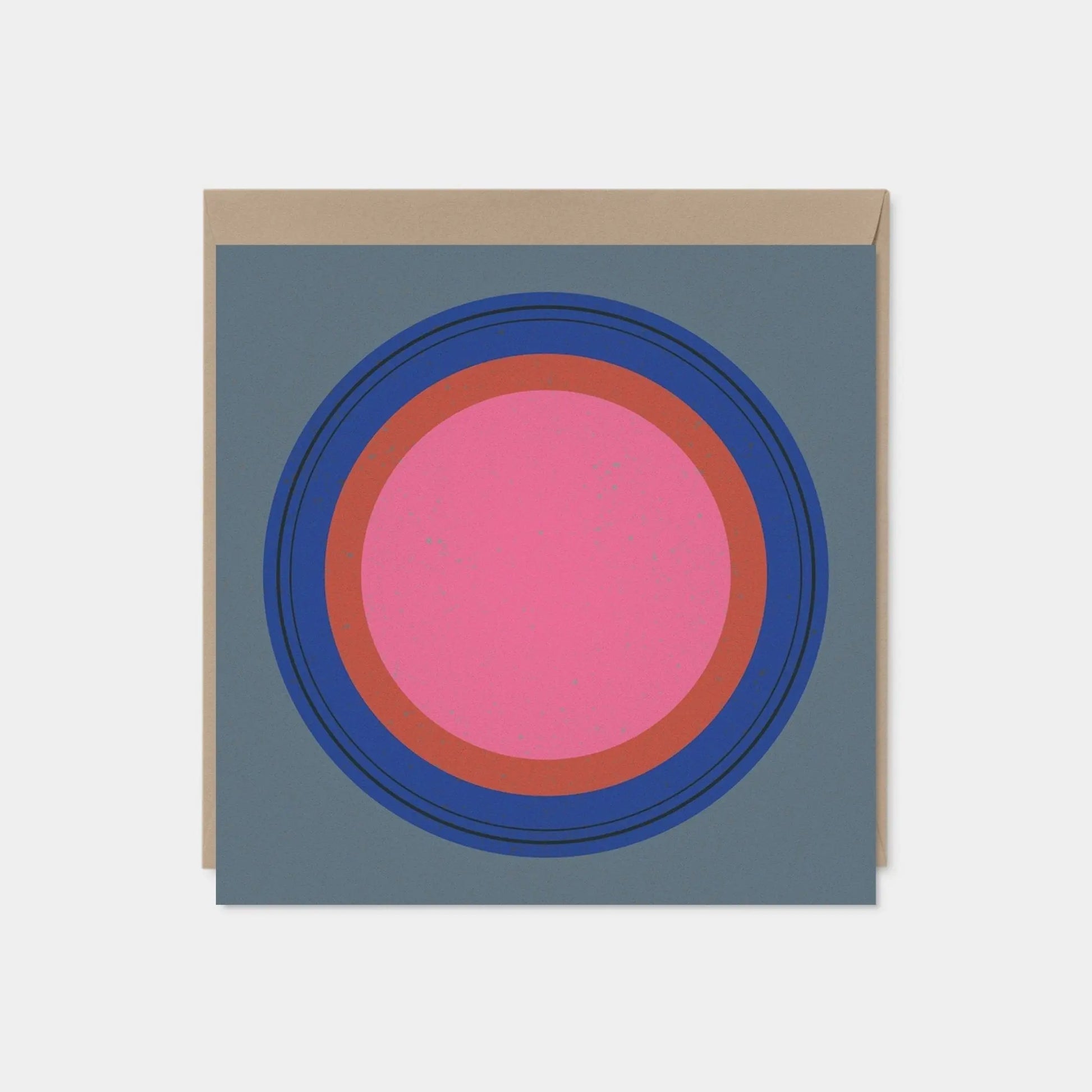 Color Block & Circle Modern Art Card II