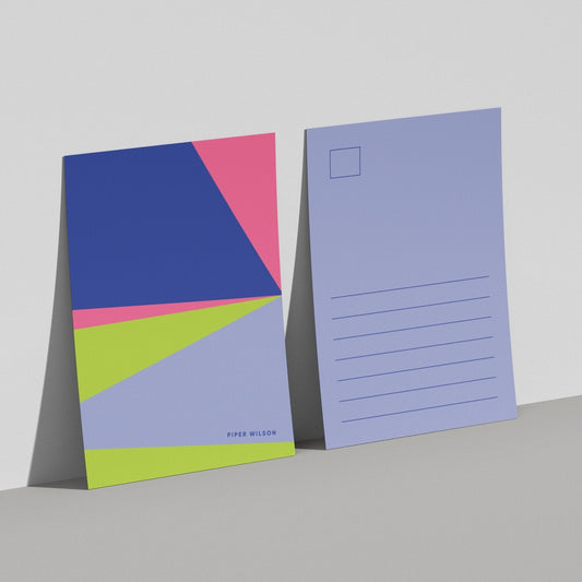 Color Block Jumbo Art Card II-Greeting & Note Cards-The Design Craft