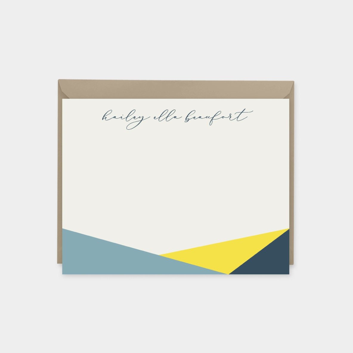 Color Block Note Cards II-Greeting & Note Cards-The Design Craft