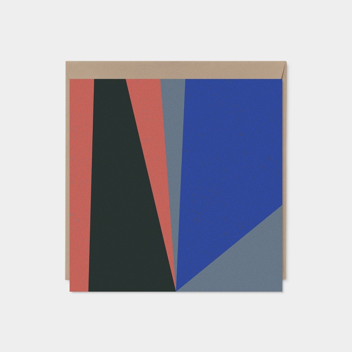 Color Block Square Modern Art Card III-Greeting & Note Cards-The Design Craft