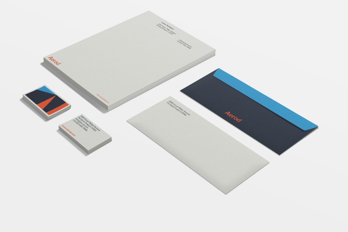 Color Block Stationery Set-Design Template-The Design Craft