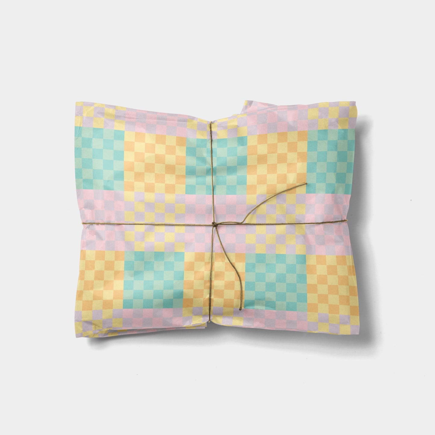 Colorful Checkerboard Gift Wrap II-Gift Wrapping-The Design Craft