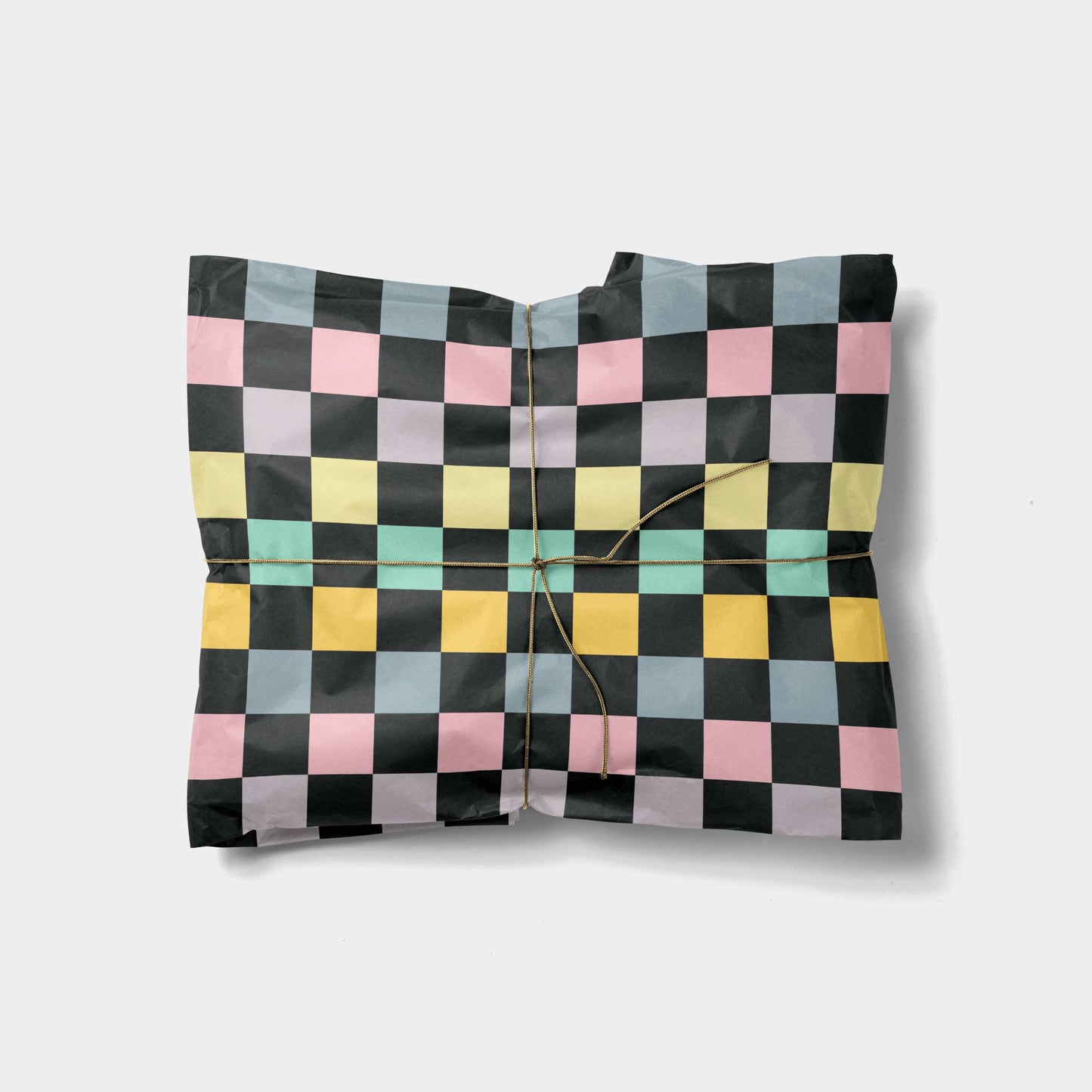 Colorful Checkerboard Gift Wrap III-Gift Wrapping-The Design Craft