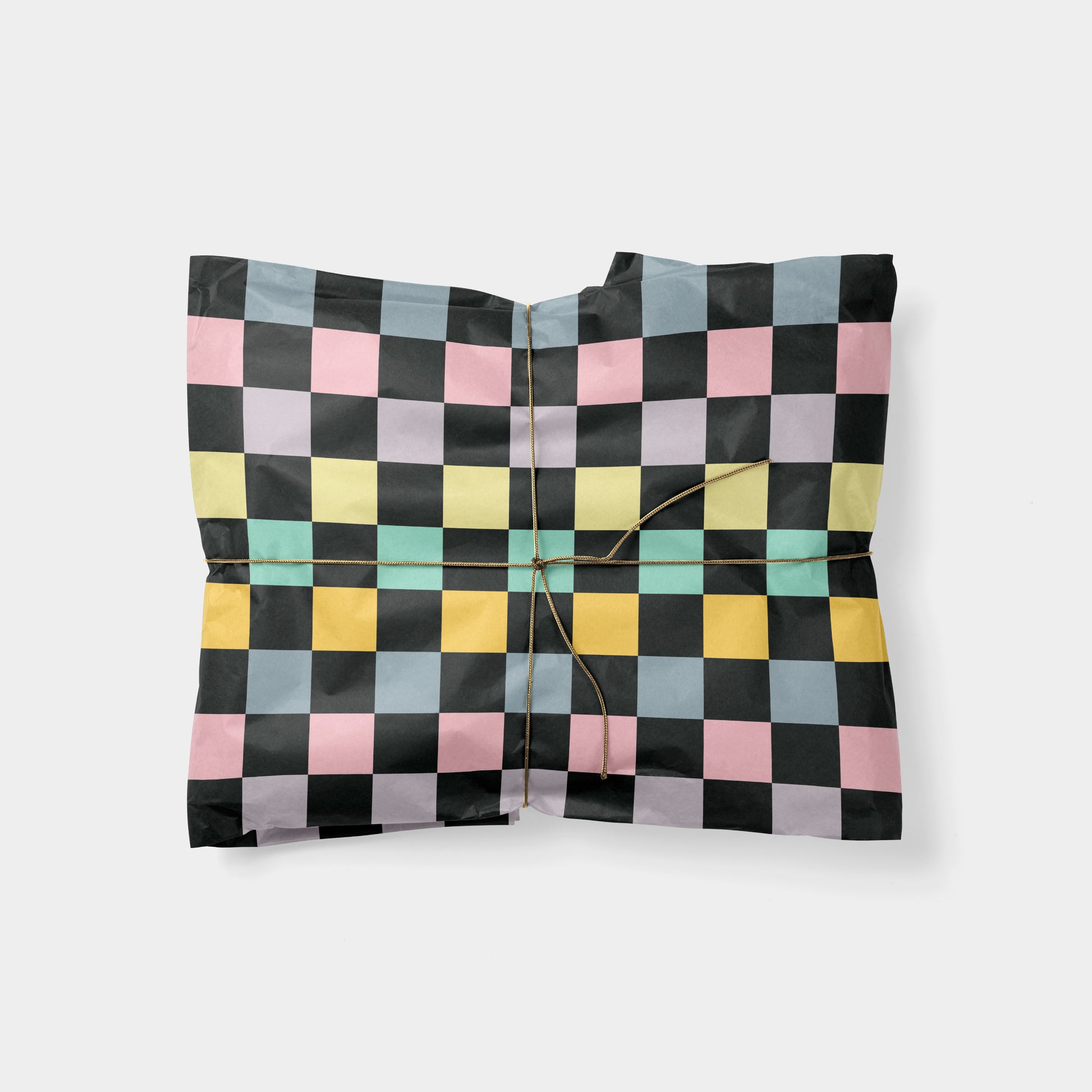 Colorful Checkerboard Gift Wrap III