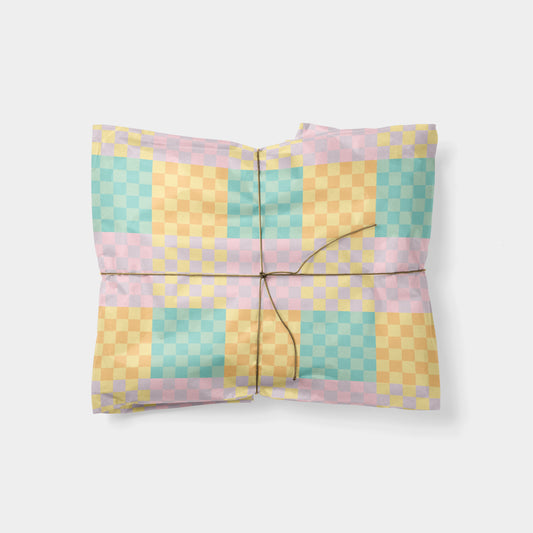 Colorful Checkerboard Gift Wrap II