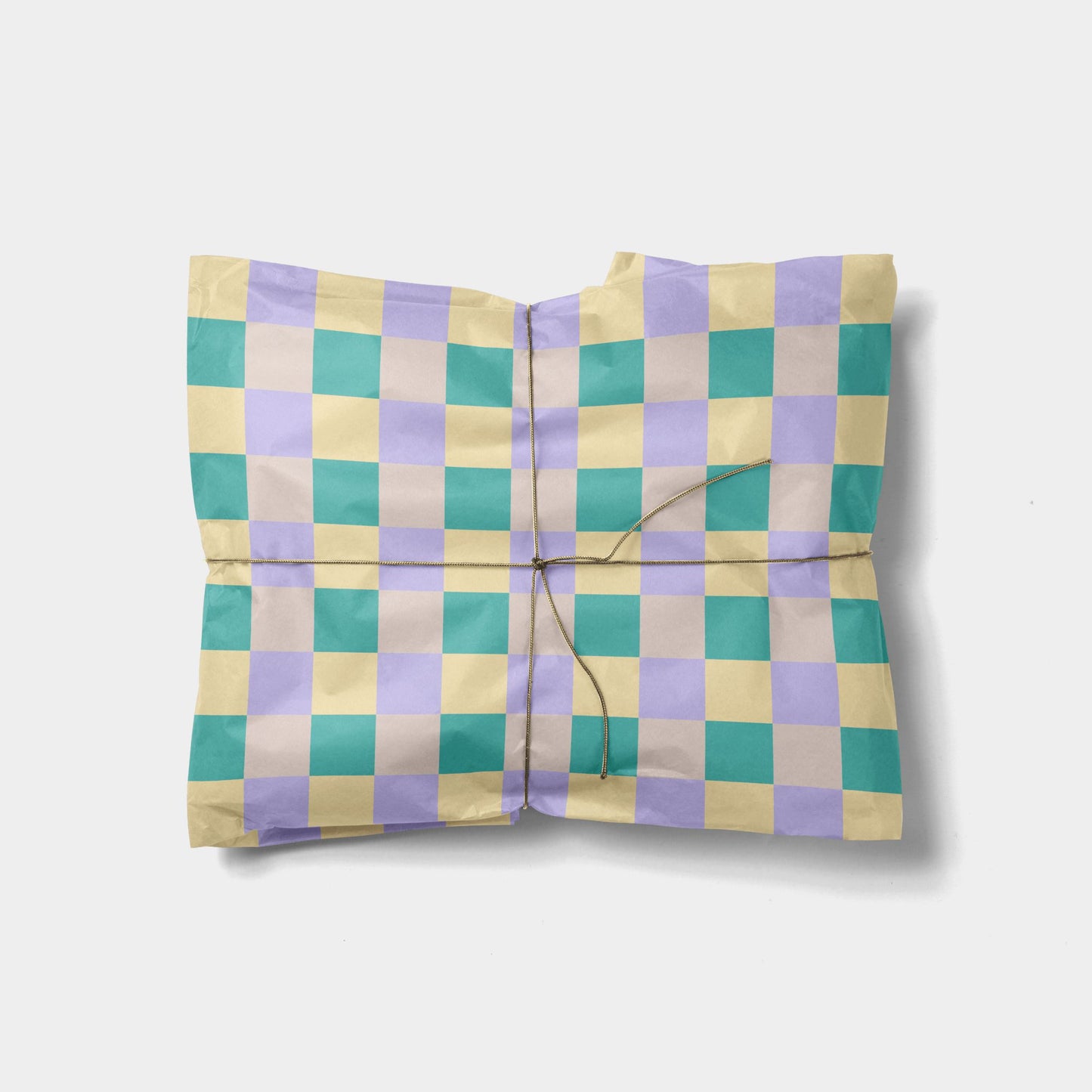 Colorful Checkerboard Gift Wrap VI-Gift Wrapping-The Design Craft