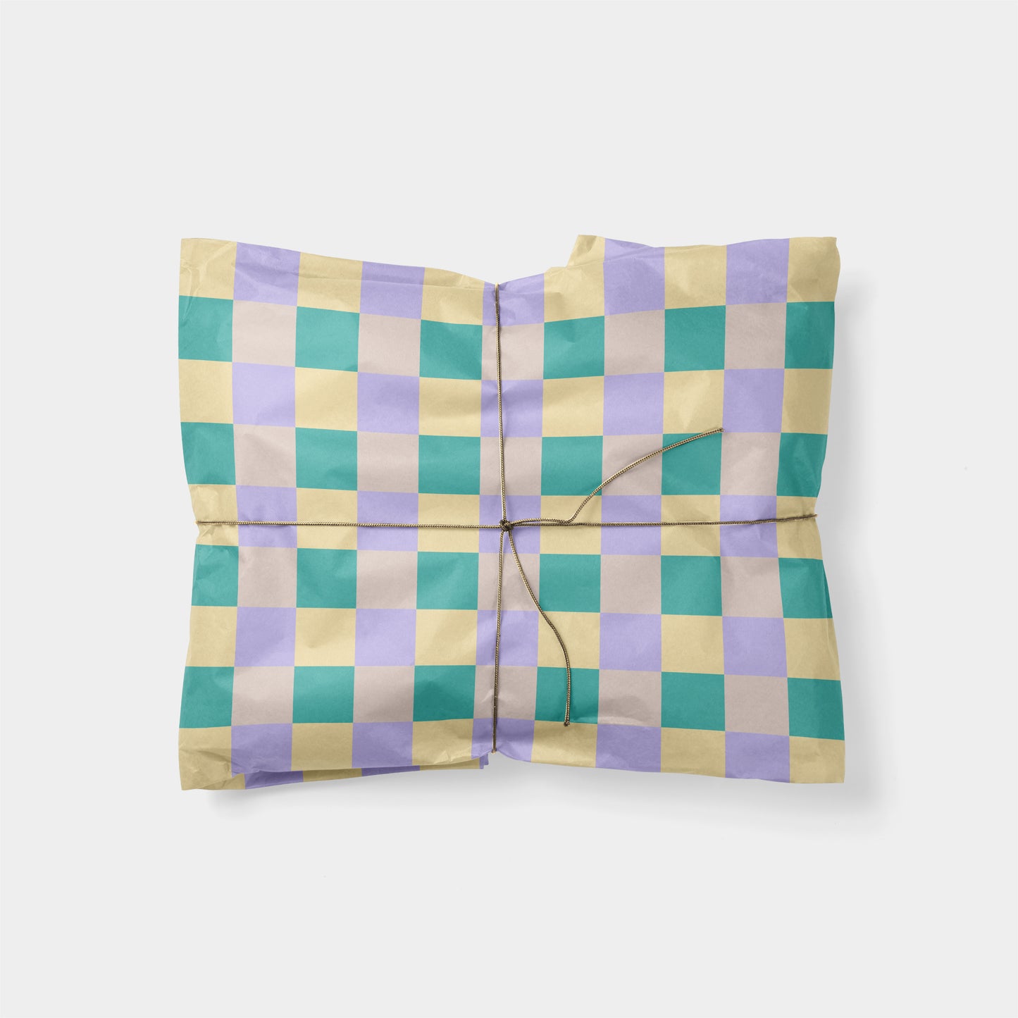 Colorful Checkerboard Gift Wrap VI
