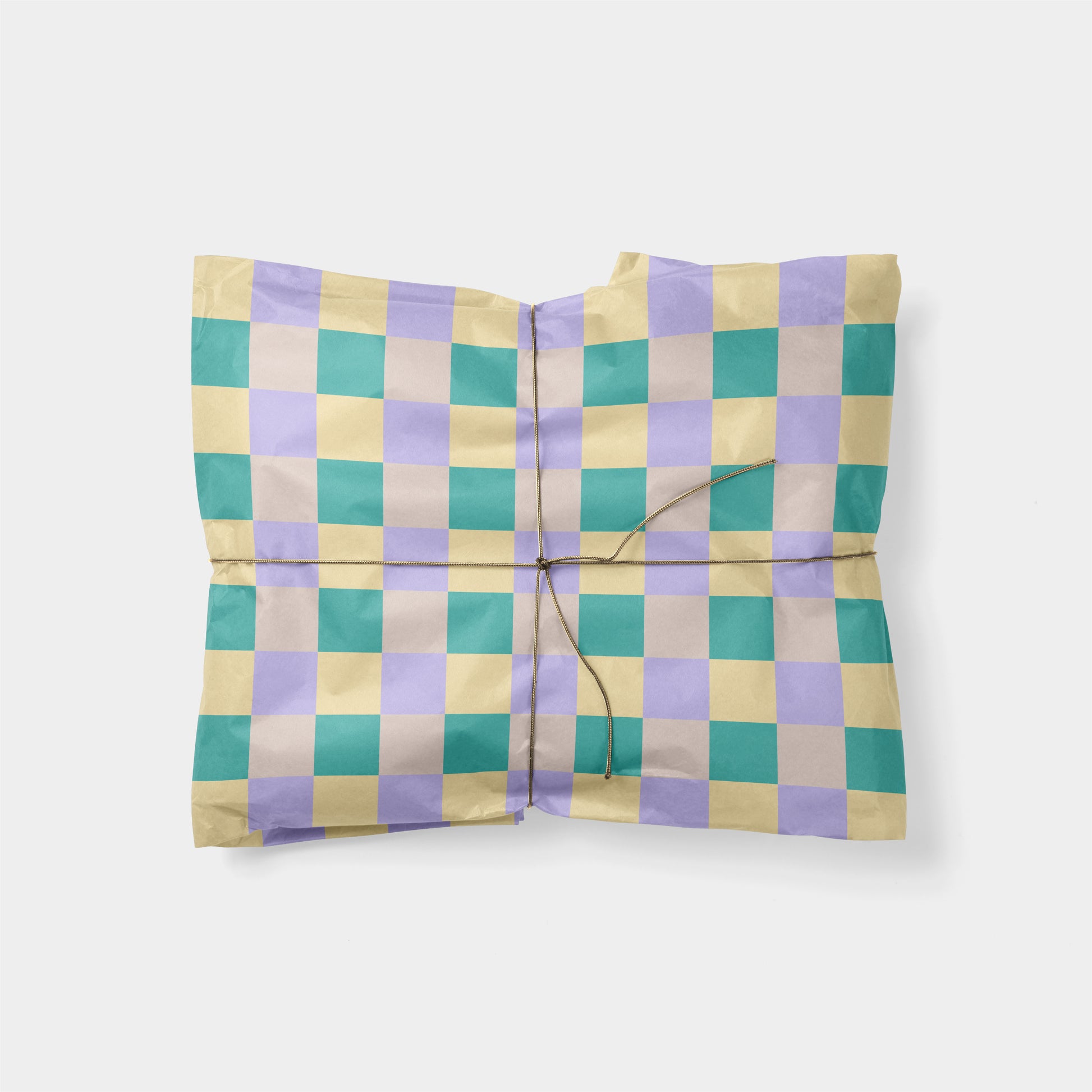 Colorful Checkerboard Gift Wrap VI