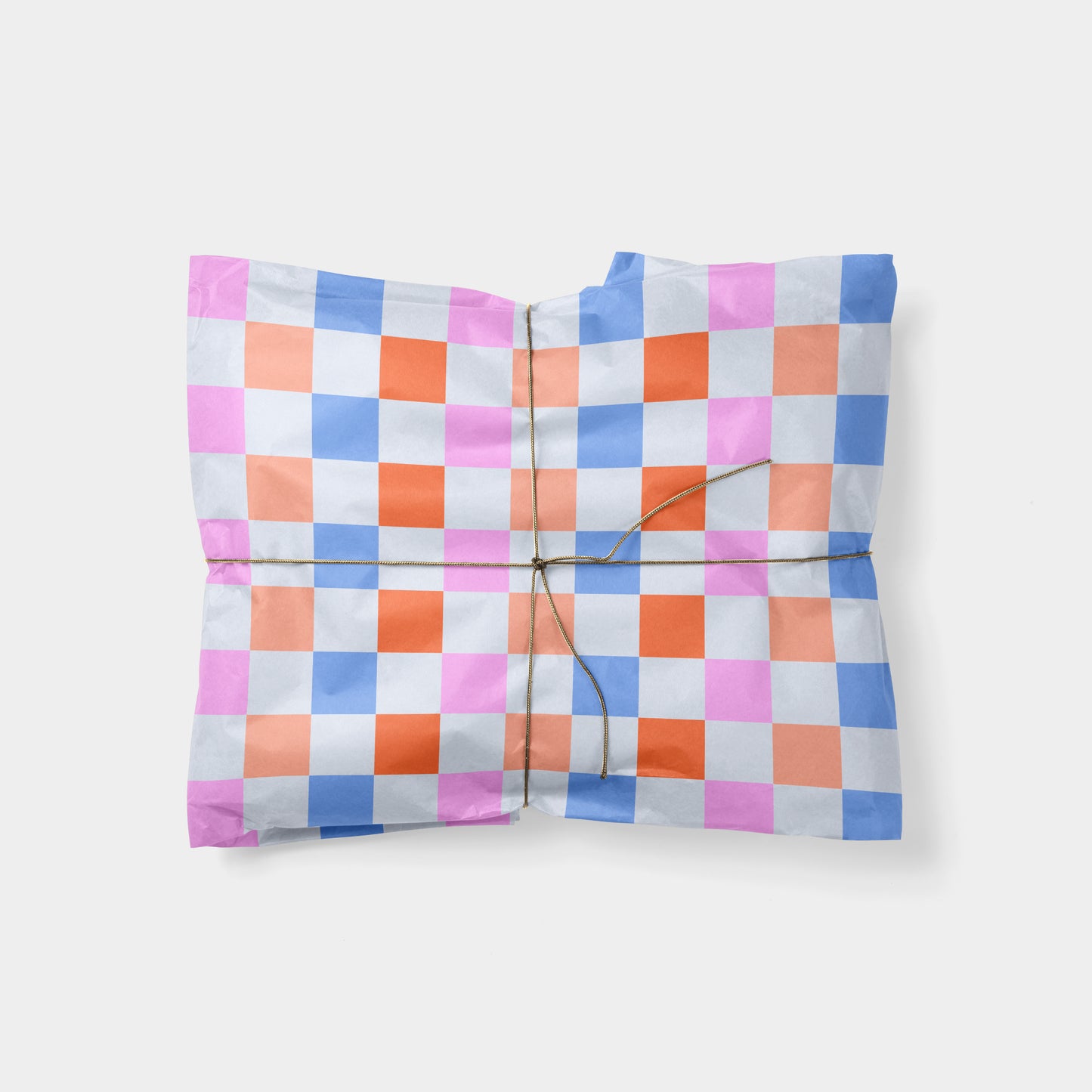 Colorful Checkerboard Gift Wrap