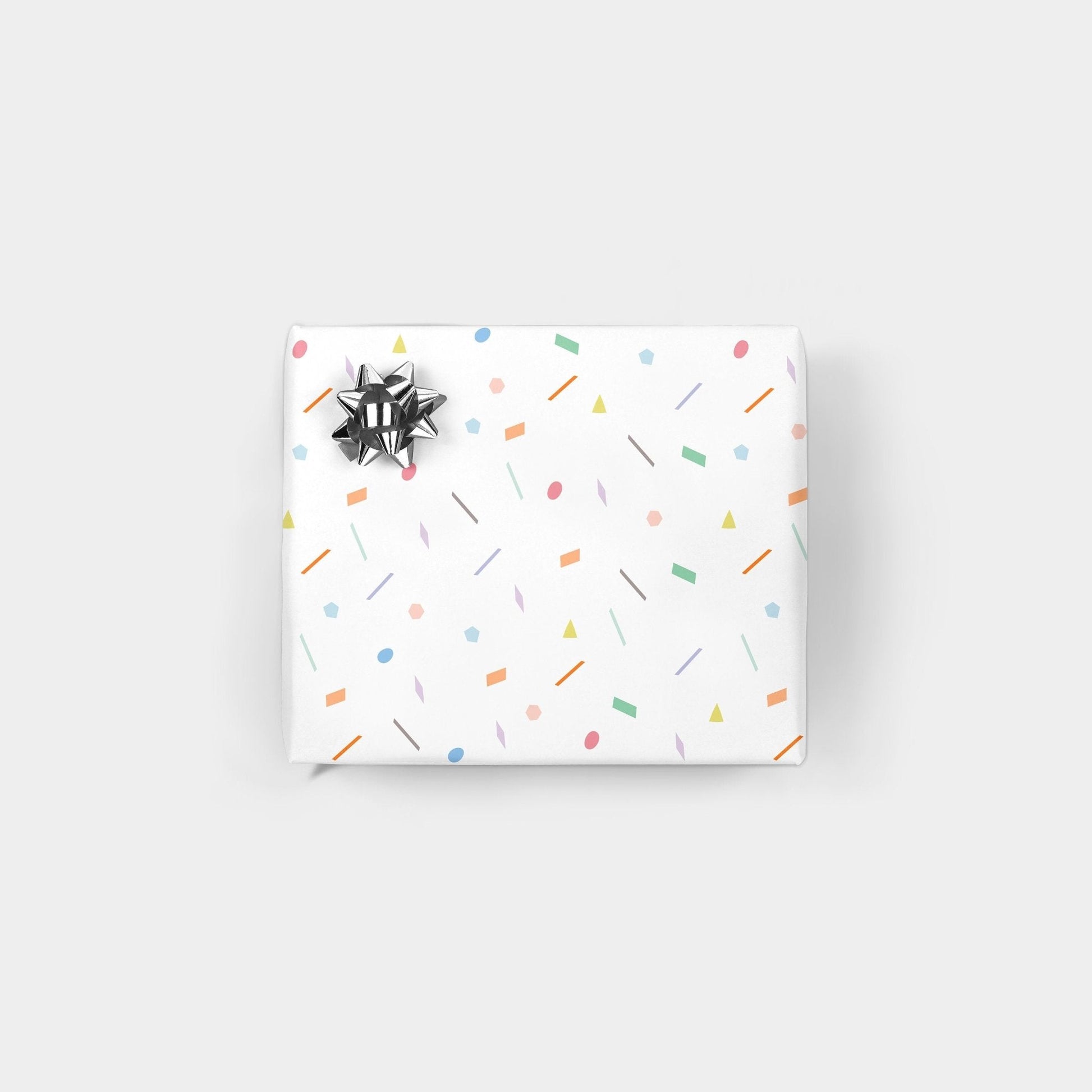 Colorful Confetti Pattern Gift Wrap-Gift Wrapping-The Design Craft