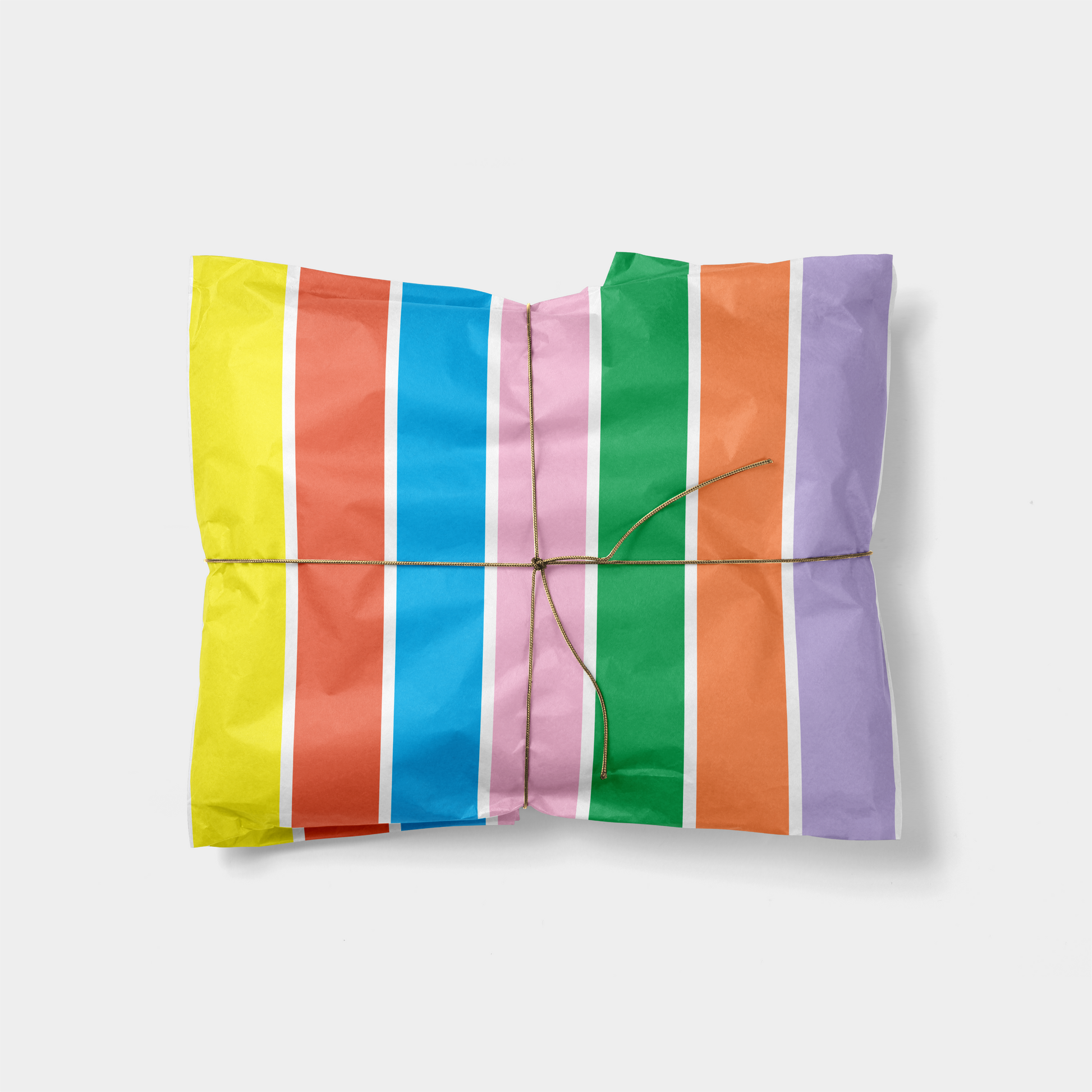 Colorful Stripes Gift Wrap-Gift Wrapping-The Design Craft