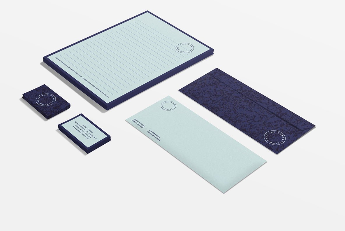 Composition Stationery Set-Design Template-The Design Craft