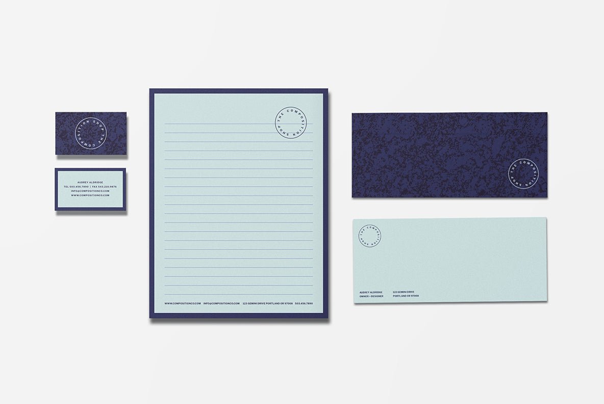 Composition Stationery Set-Design Template-The Design Craft