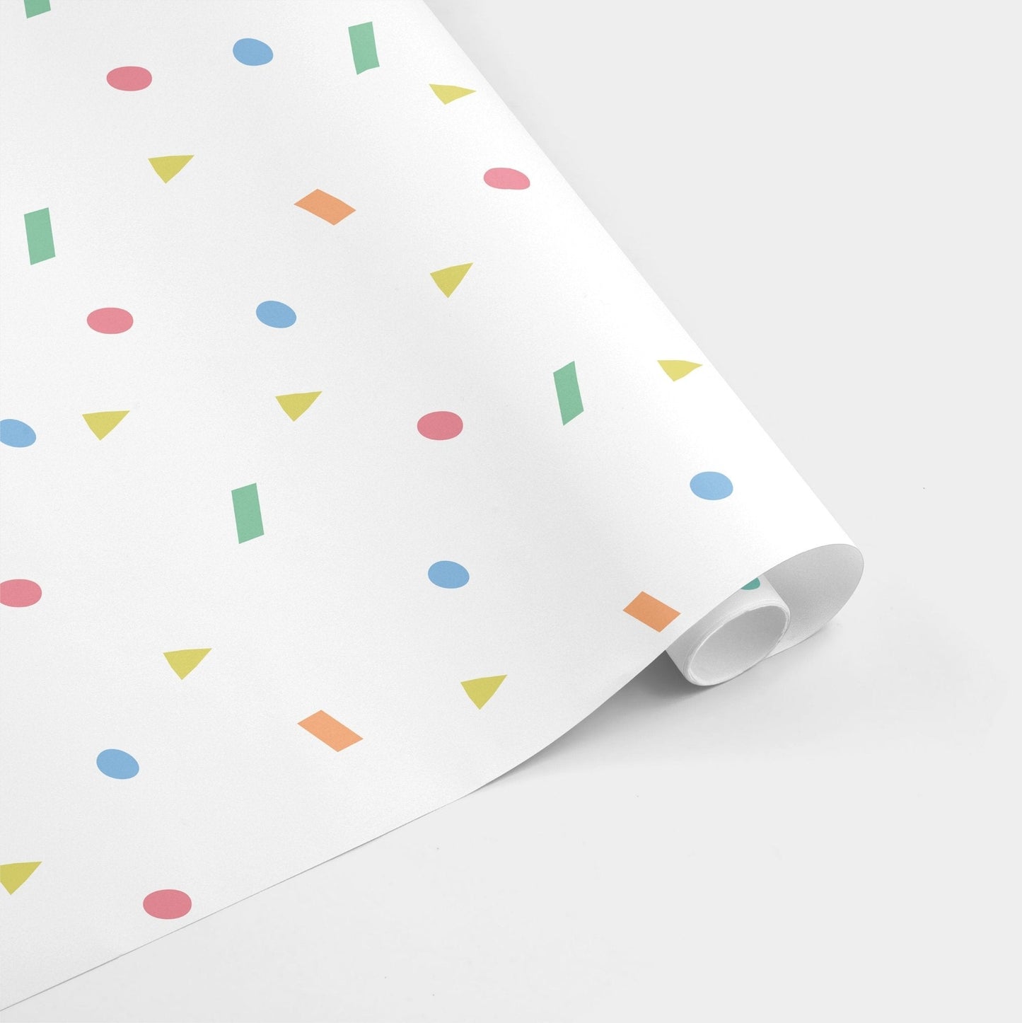 Confetti Geo Gift Wrap II-Gift Wrapping-The Design Craft