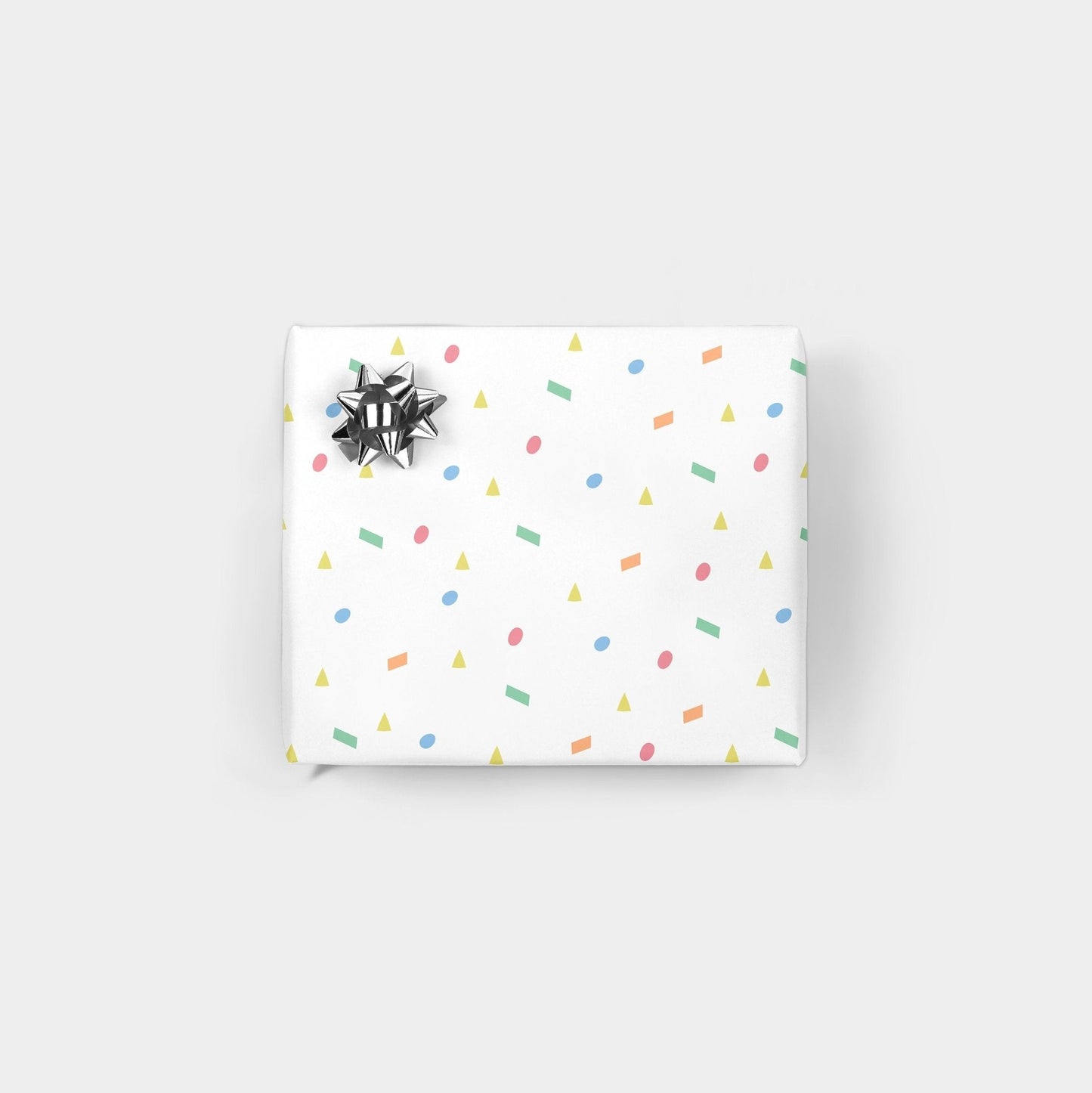 Confetti Geo Gift Wrap II-Gift Wrapping-The Design Craft