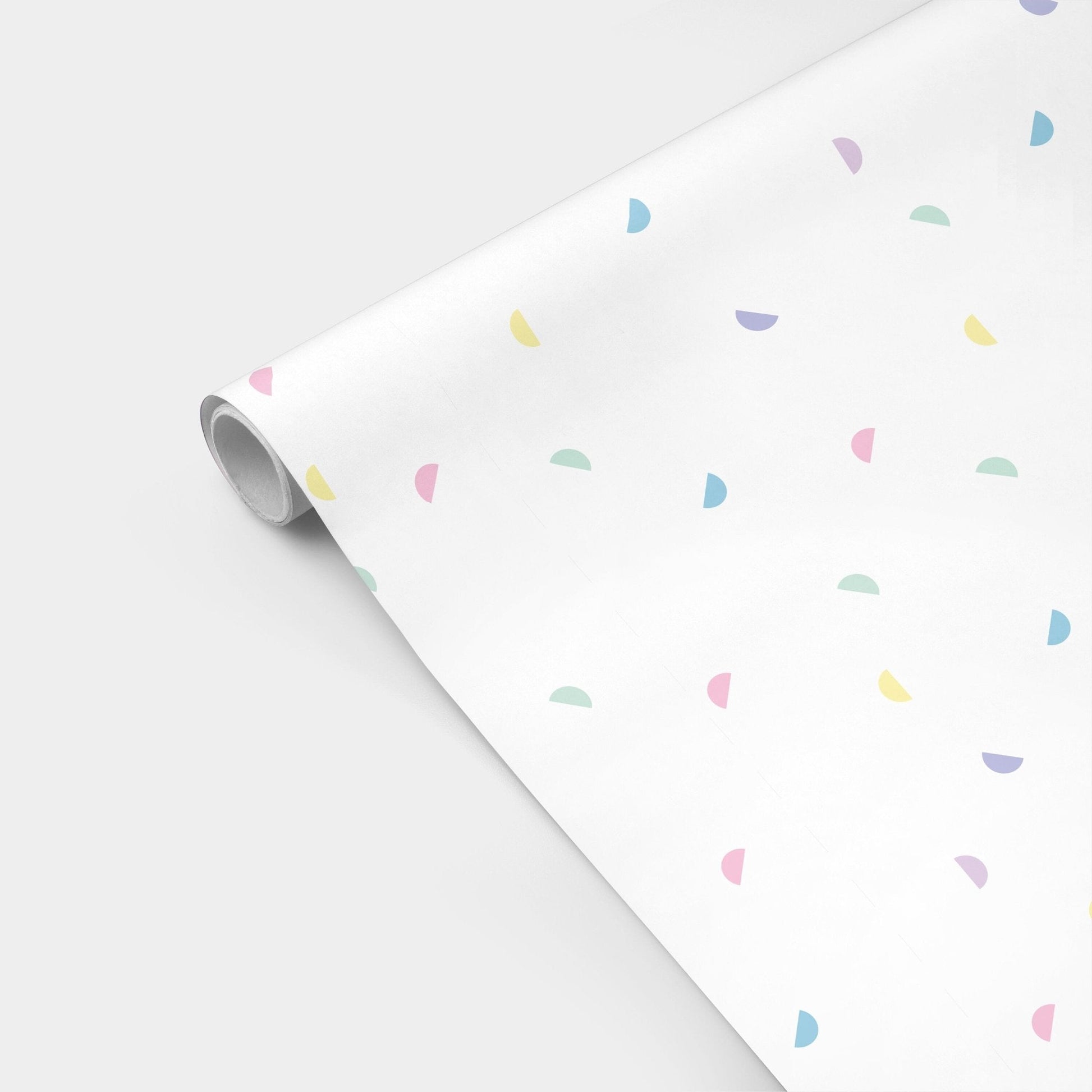 Confetti Geo Gift Wrap III-Gift Wrapping-The Design Craft