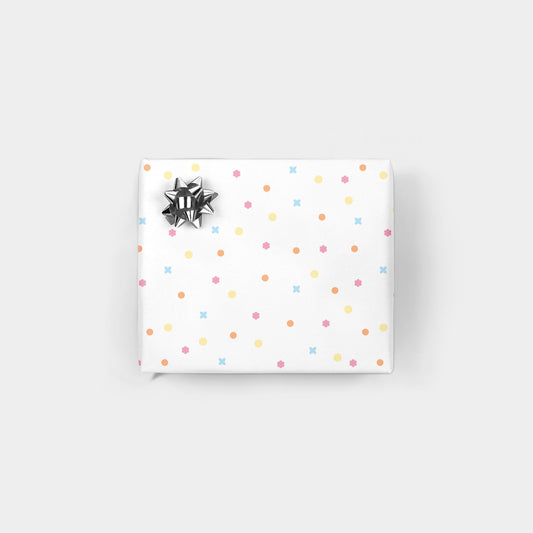 Confetti Geo Gift Wrap V-Gift Wrapping-The Design Craft