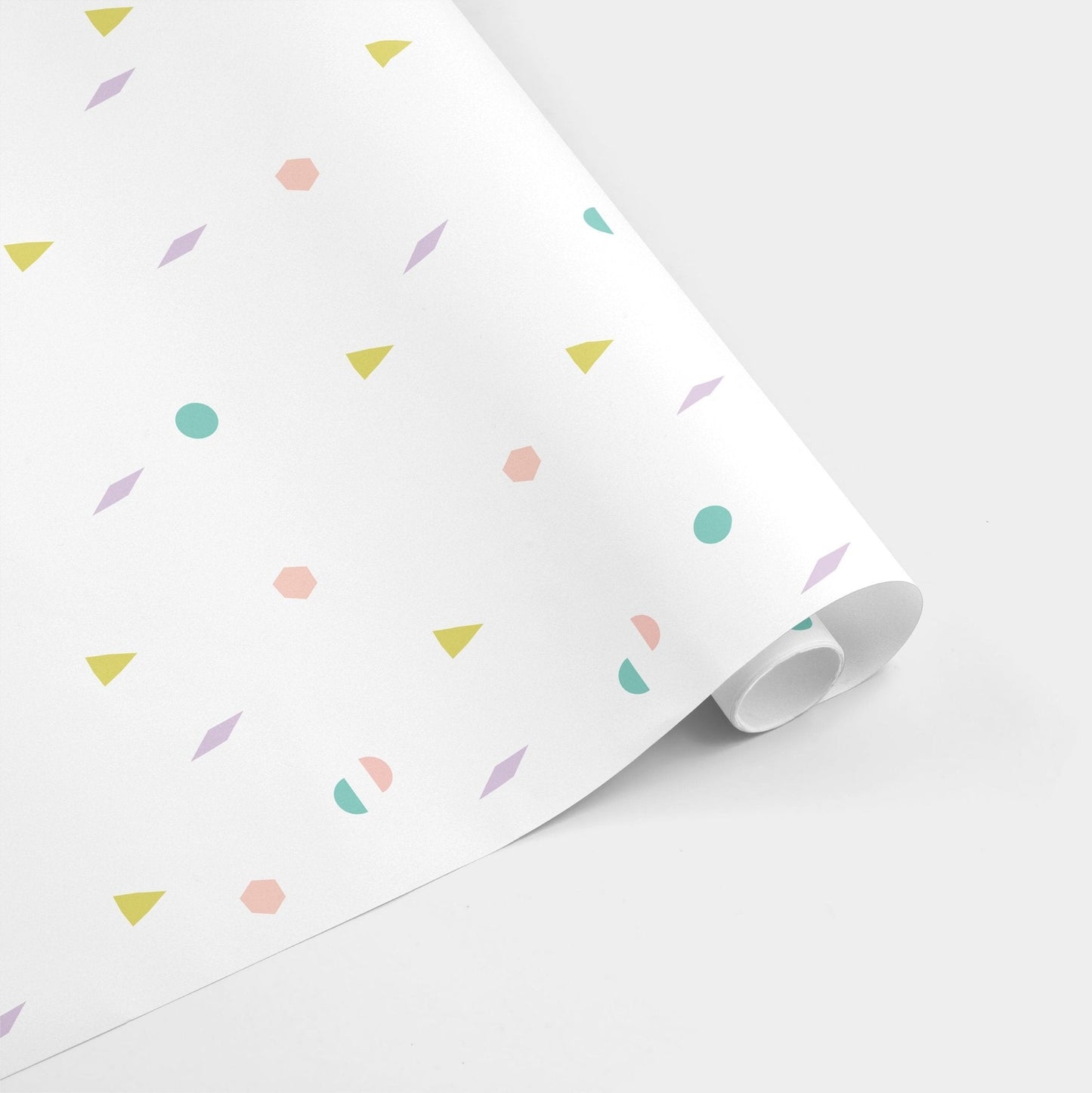 Confetti Geo Gift Wrap VI-Gift Wrapping-The Design Craft